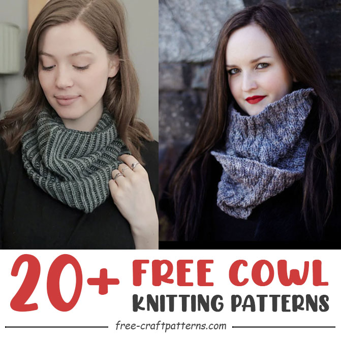 20+ Free Cowl Knitting Patterns